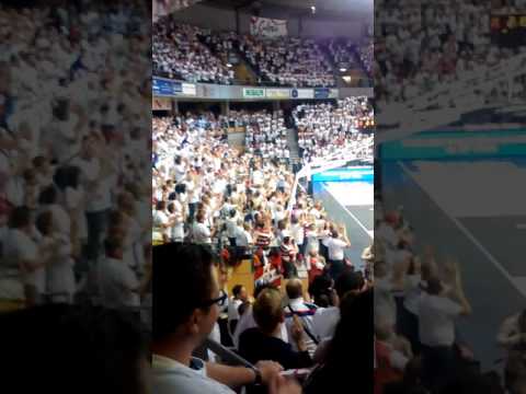 Ambiance finale coupe europe Elan Chalon vs Nanterre.