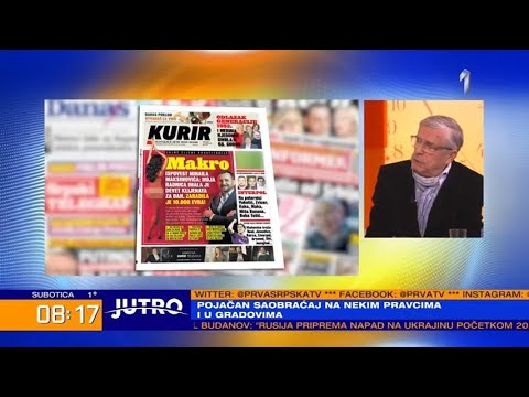 JUTRO - Prelistavanje dnevne štampe | PRVA