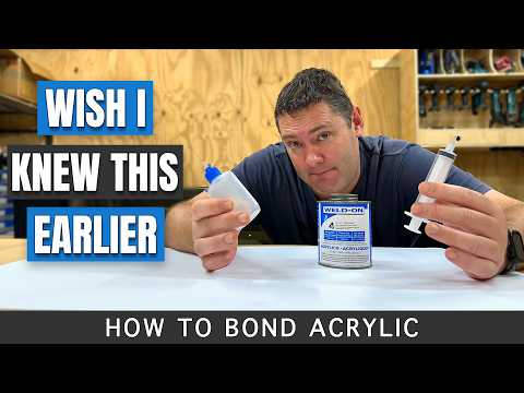 How To Glue Acrylic Easily Without Marks