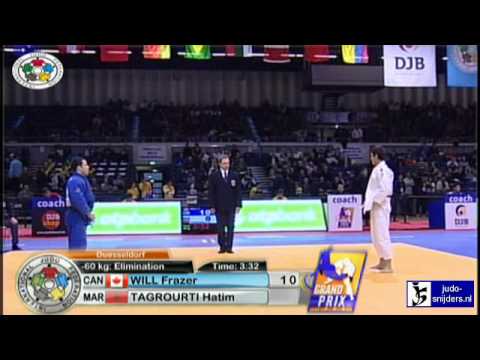 Judo 2010 Grand Prix Dusseldorf: Frazer Will (CAN) - Hatim Tagrourti (MAR) [-60kg]