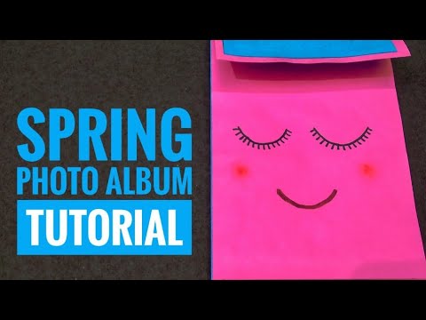 Spring photo album tutorial😍/diy crafts/handmade craft