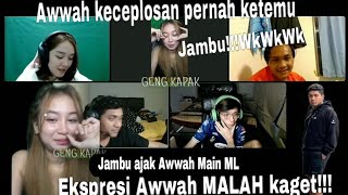 Download lagu Awwah keceplosan pernah ketemu sama Jambu!!! Awwah kaget Jambu ajak main ML!!!!wkwkwk mp3