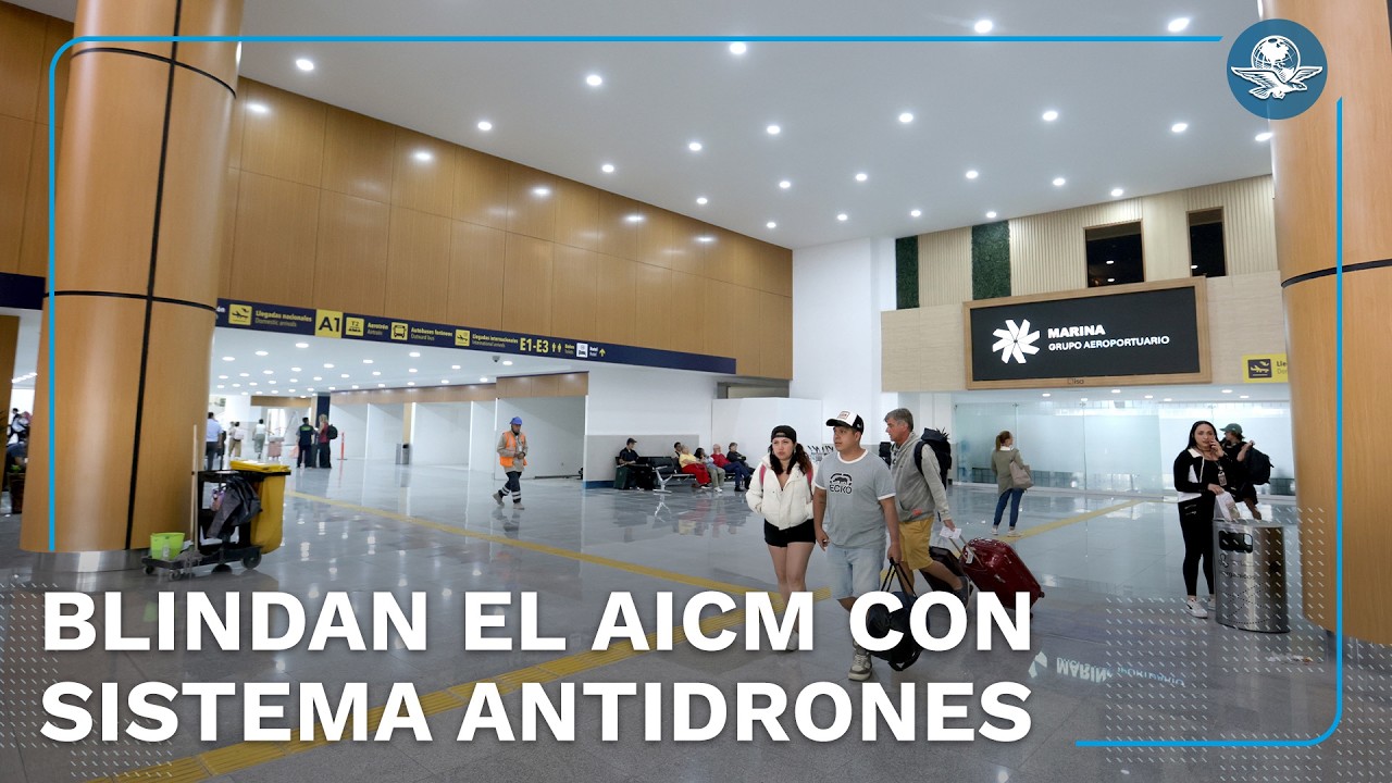 Resguardarán el AICM con sistema antidrones
