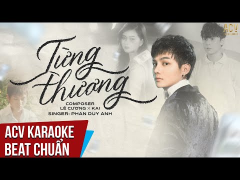 Karaoke | Từng Thương - Phan Duy Anh | Beat Chuẩn