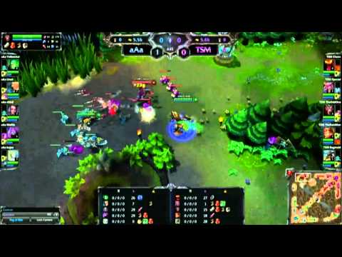 Team SoloMid Vs aAa #1 League of Legends Season One Championship Dreamhack