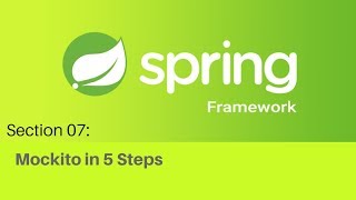 Spring framework Tutorial (060 Step 4   Using Mockito Annotations   @Mock  @InjectMocks  @RunWith)