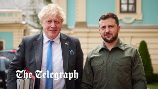 video: Britain can train Ukraine's forces, Boris Johnson says on surprise Kyiv visit





