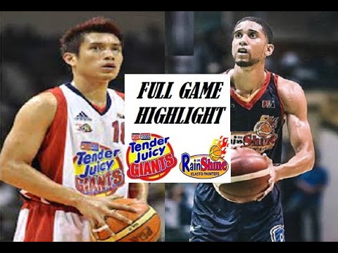Purefoods vs. Rain or Shine 2009 (Game 2 Quarterfinal)
