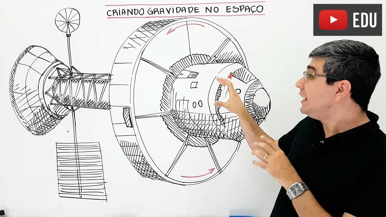 Gravidade rotacional: criando gravidade no espaço!