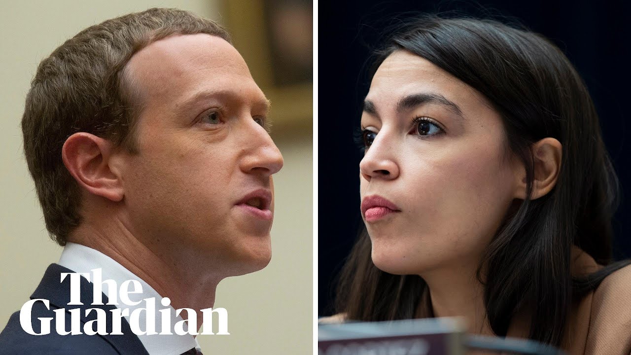 'So you won't take down lies?': Alexandria Ocasio-Cortez challenges Facebook CEO - YouTube