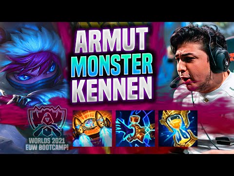 ARMUT IS A BEAST WITH KENNEN in WORLDS BOOTCAMP EUW! - MAD Armut Plays Kennen TOP vs Renekton! |