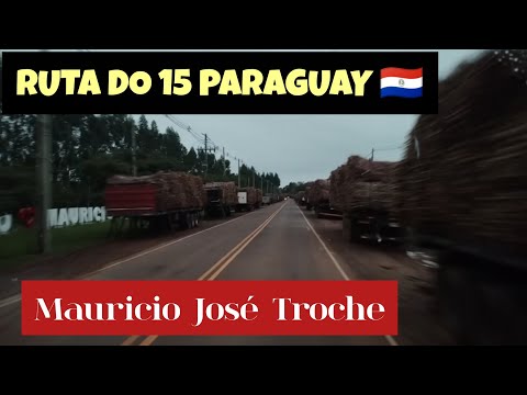 RUTA DO 15 PARAGUAY ZONA MAURICIO JOSE TROCHE cerca de la planta alcoholera 