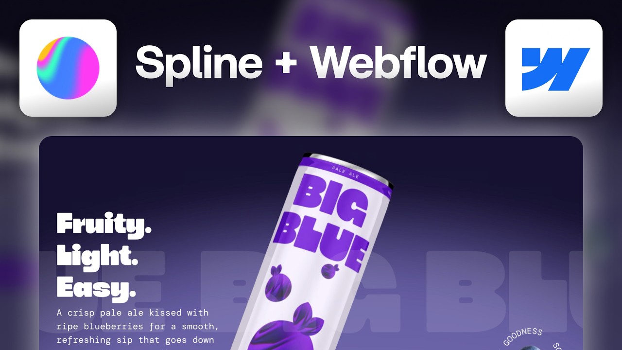 Spline + Webflow Crash Course