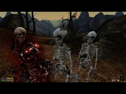 Morrowind - mod - Bound spells on touch