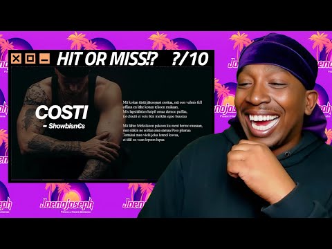 Costi - Showbisn€s (Lyric Video) - AMERICAN REACTS