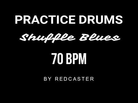 BLUES SHUFFLE DRUMS BACKING TRACK - PISTA DE BATERÌA PARA BLUES 70 BPM