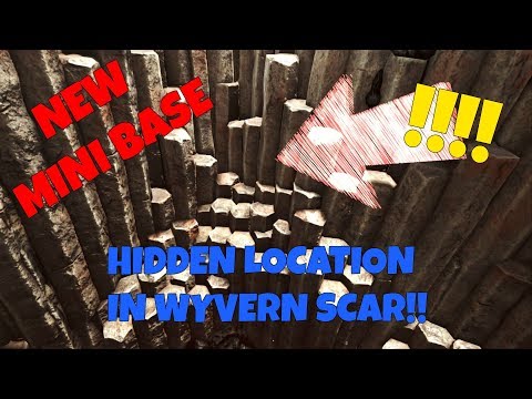 ARK HIDDEN base location IN WYVERN SCAR!! (RAG)