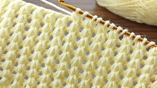 Fantastic ✅💯   * Super Easy Tunisian Crochet Baby Blanket For Beginners online Tutorial *#Tunisian