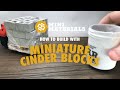 Mini Materials Miniature Cinder Blocks