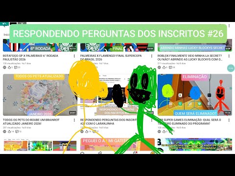RESPONDENDO PERGUNTAS DOS INSCRITOS #26 COM O CACTUS TADEU
