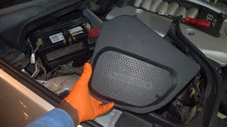 Infiniti M35 M45 Battery Removal. What else is hidden back there?
