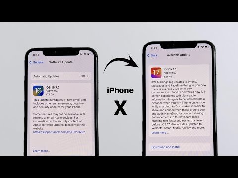 How to update iPhone X on iOS 17 | How to install iOS 17 in iPhone X