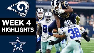 Rams vs. Cowboys | NFL Week 4 Game Highlights