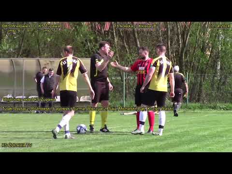Skrót meczu: OKS Wielowieś - KS Żupawa (07.04.2024) Klasa B