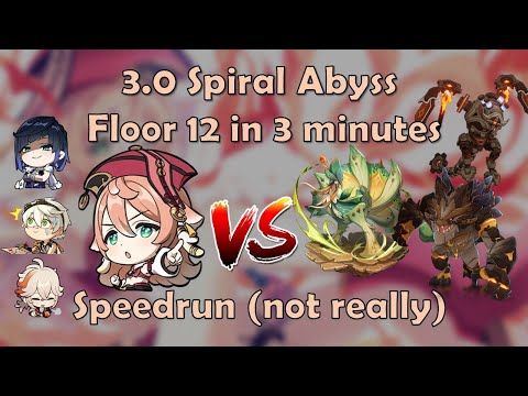 Speeding is illegal but what if you are a Lawyer? - 3.0 Spiral Abyss Floor 12 Clear Showcase (9star)