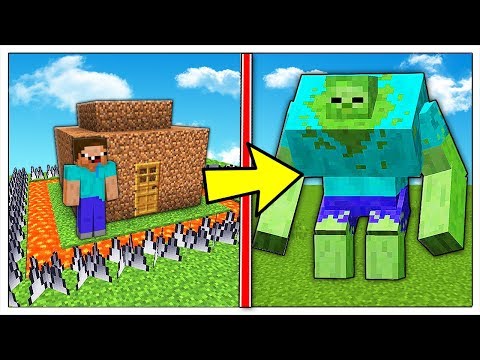 LA CASA NOOB PIU’ SICURA CONTRO GLI ZOMBIE MUTANTI! - Minecraft ITA