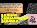 Saving Challenges Sunday 120 From The 4th Pay Of March
