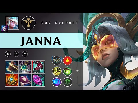 Janna Support vs Rell - VN Challenger Patch 25.22