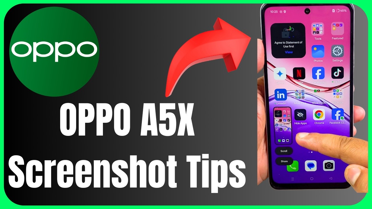 📱 Oppo A5X Screenshot | How to Take Screenshot on Oppo A5X