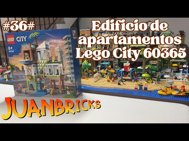 Vídeo relacionado con LEGO 60365 City Edificio de Apartamentos, Set de Construcción Modular con Habitaciones Combinables, Tienda, Bici de Juguete y 6 Minifiguras, Regalo de Cumpleaños para Niños y Niñas de 6 Años o Más