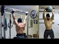 Vlog #68: Strict Press 165lbs x 5x3 | Medicine Ball Slams | Bench Press 210lbs x 5x4 | Cable Rows