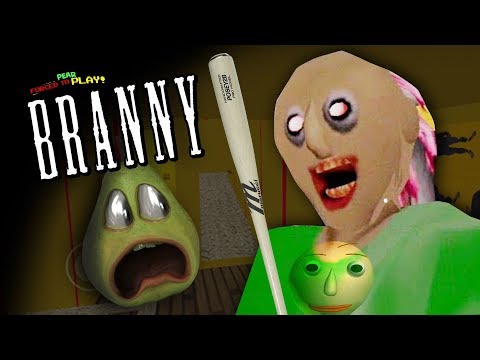 Pear FORCED to Play - BRANNY!!! (Granny Baldi?!)