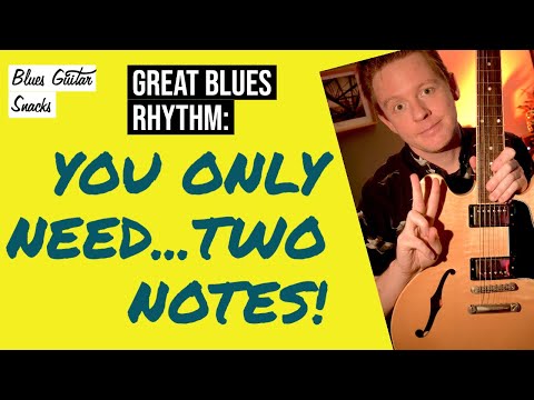 Improve Your Blues Rhythm Guitar | Only Two Notes Required!