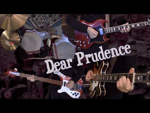 Dear Prudence - Guitar, Bass, Drums and Piano - Instrumental Cover Video
