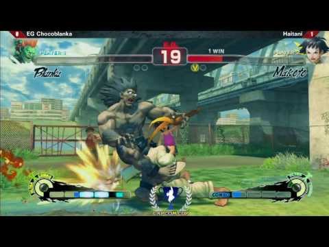EG ChocoBlanka vs Haitani - TGS2013 Capcom Cup Qualifier - SSF4: AE Ver. 2012