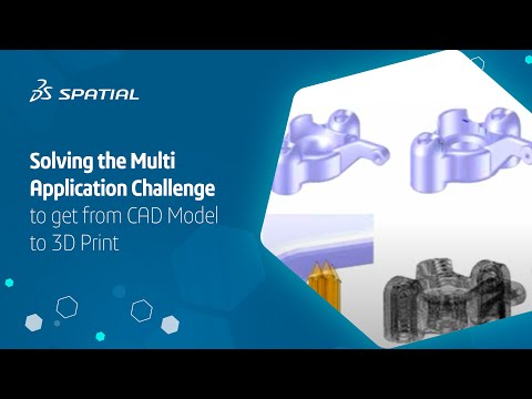 Solving the Multi Application Challenge to get from CAD Model to 3D Print
