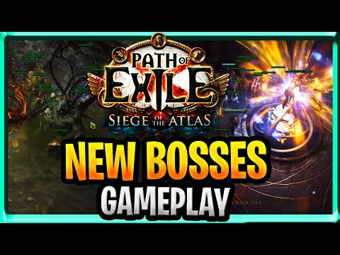 Path of Exile 3.17 ArchNemesis Siege of the Atlas New Boss Fight ( Black Star and Infinite Hunger)
