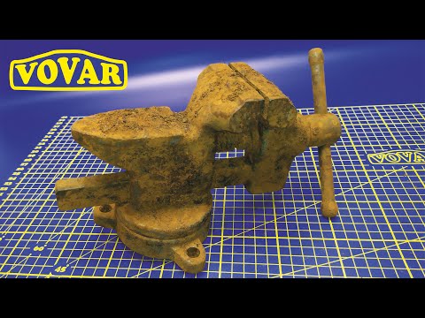 1970s Rusty Swivel Vise RESTORATION AND REPAIR