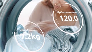 LG 8 kg / 5 kg Kombinert vaskemaskin/tørketrommel(Hvit) - Steam, Energiklasse E, AI DD™, Smart Diagnosis™ med Wi-Fi, play video, F4DV508S0W, thumbnail 1