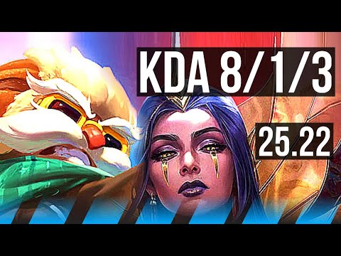 CORKI vs LEBLANC (MID) | 8/1/3 | KR Master | 25.22