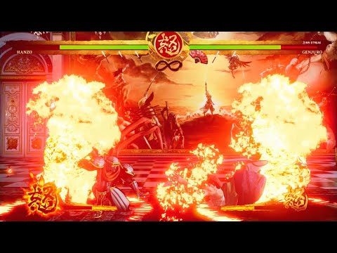 Samurai Shodown - Hanzo VS  Genjuro