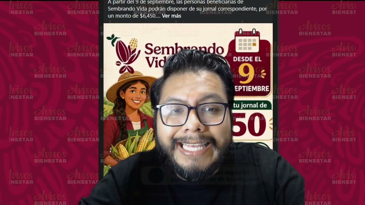 ¡PAGO! del programa sembrando vida, septiembre 2026, no se te pase