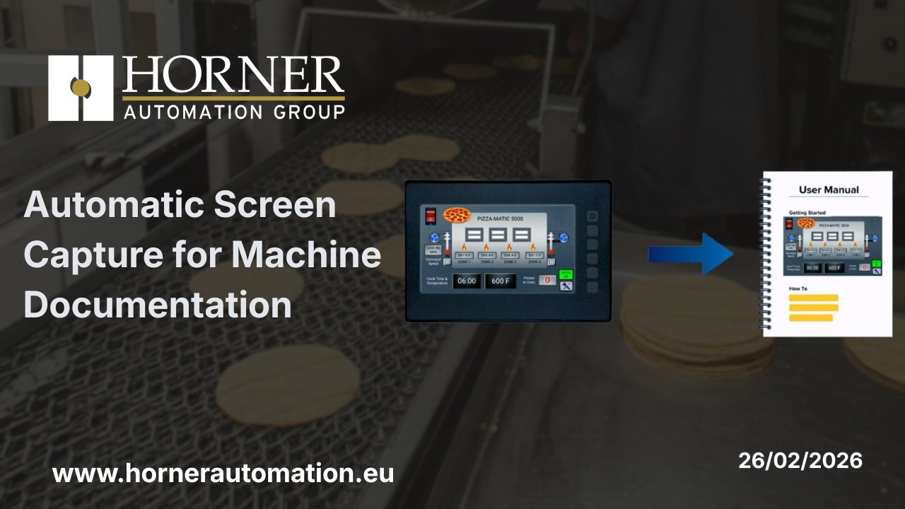 Automatic Screen Capture for Machine Documentation