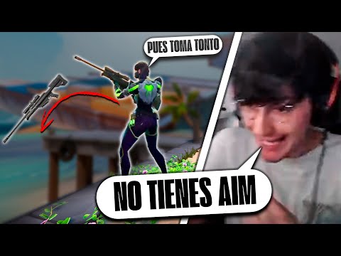 ¿¡TIRA EL OPERATOR por decirle que NO TIENE AIM!? | Nixerino