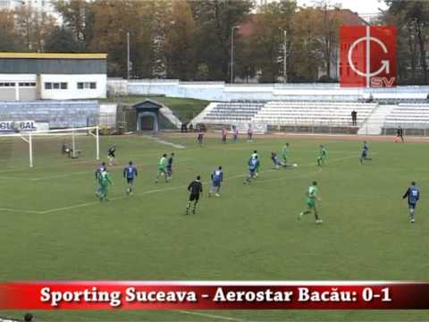 rezumat Sporting Suceava - Aerostar Bacau: 0-1
