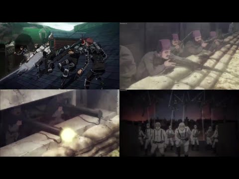 All Fighting Between People In Attack on Titan season 4|Marley vs Mid East Alliance and Paradis etc